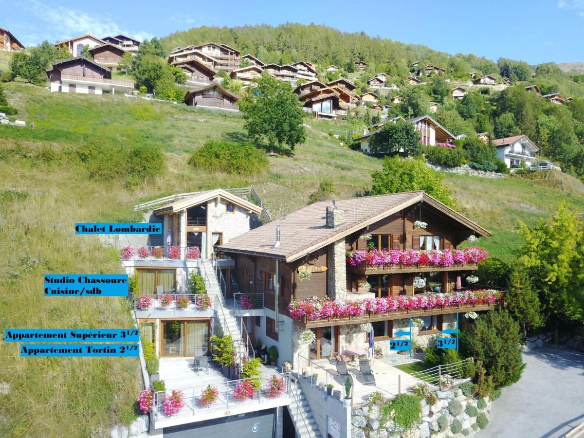 Chalet Lombardie Veysonnaz Εξωτερικό φωτογραφία
